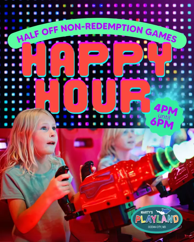 Marty's Playland happy hour post
