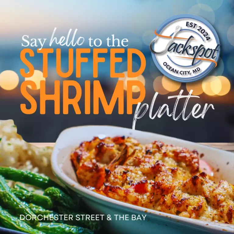 Stuffed shrimp platter restaurant post